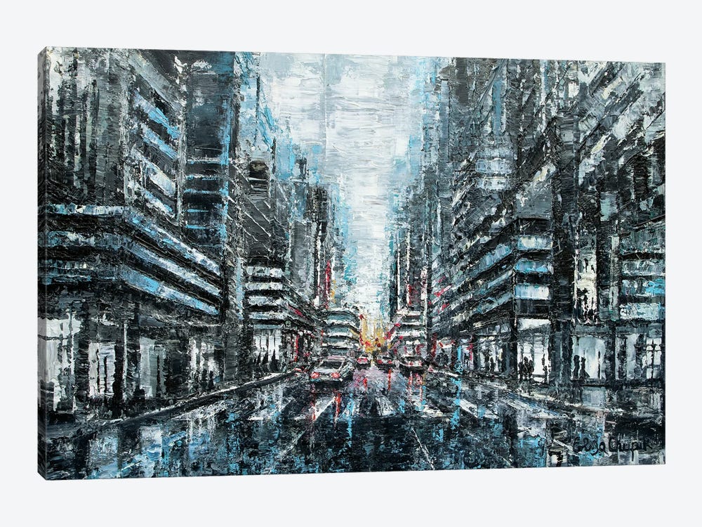 Contradictions In The City by Elisa Chupik 1-piece Canvas Wall Art
