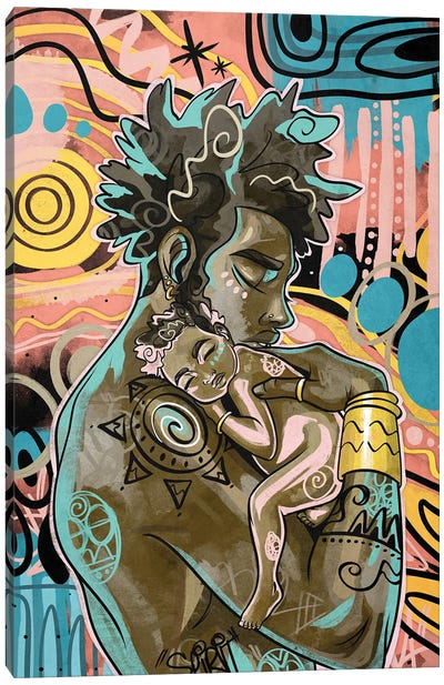 The Brightest Canvas Art Print - Black Lives Matter Art