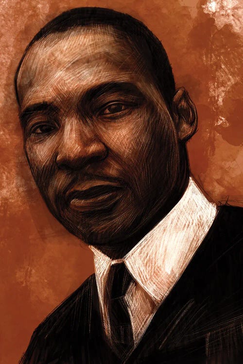 MLK JR by Christian Paniagua wall art