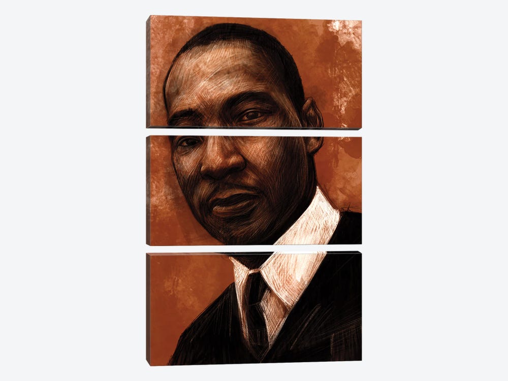 MLK JR by Christian Paniagua 3-piece Art Print