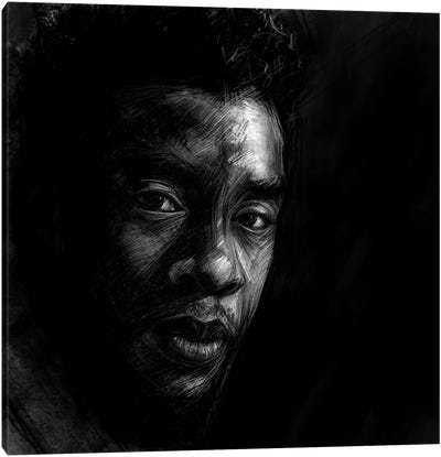 Chadwick Boseman Canvas Art Print - Christian Paniagua