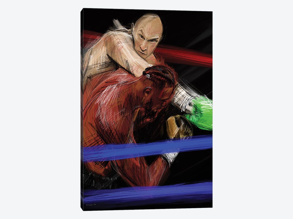 Tyson Fury by Christian Paniagua 1-piece Canvas Wall Art