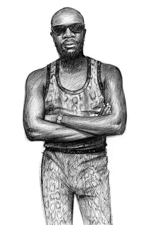 Isaac Hayes by Christian Paniagua wall art