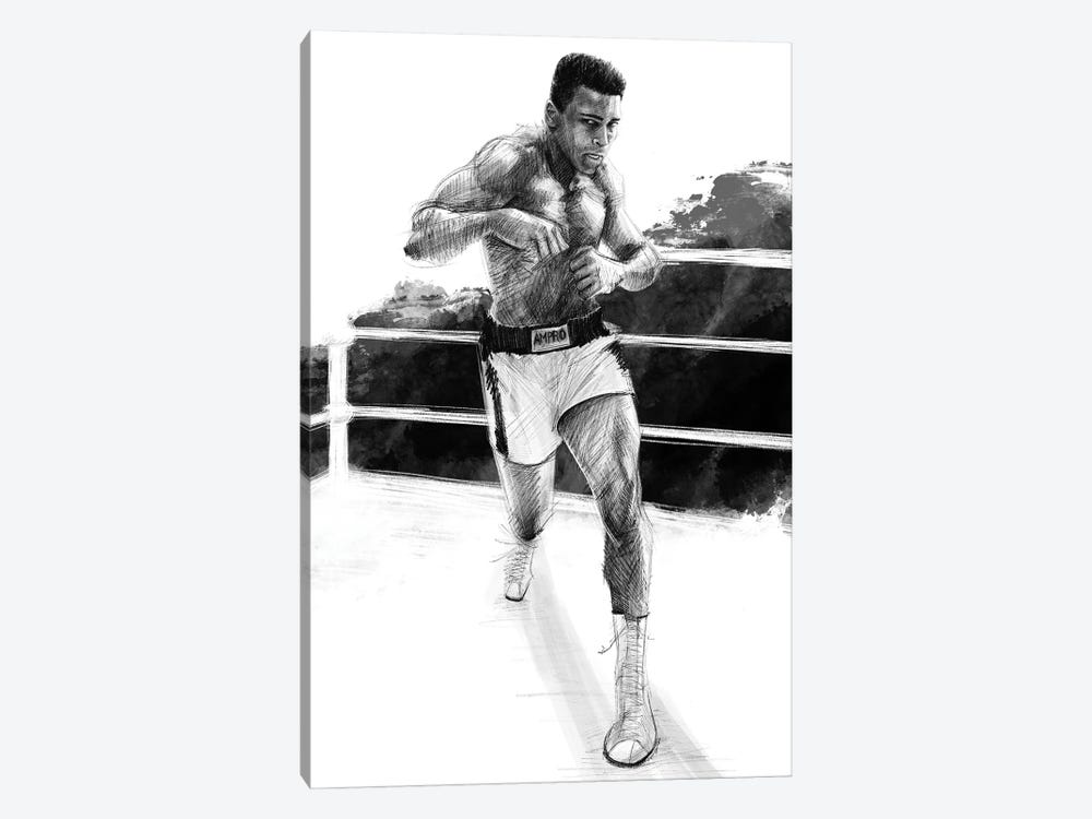Muhammad Ali by Christian Paniagua 1-piece Canvas Wall Art
