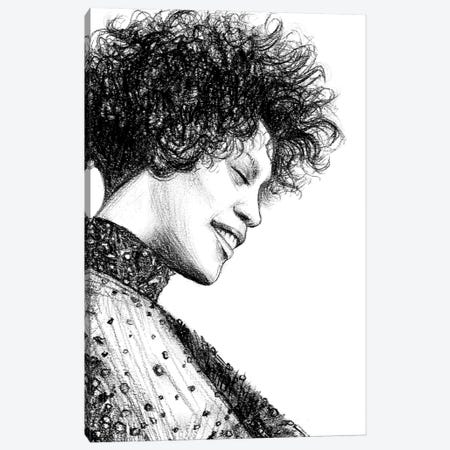 Whitney Houston Canvas Print #CPN32} by Christian Paniagua Canvas Print