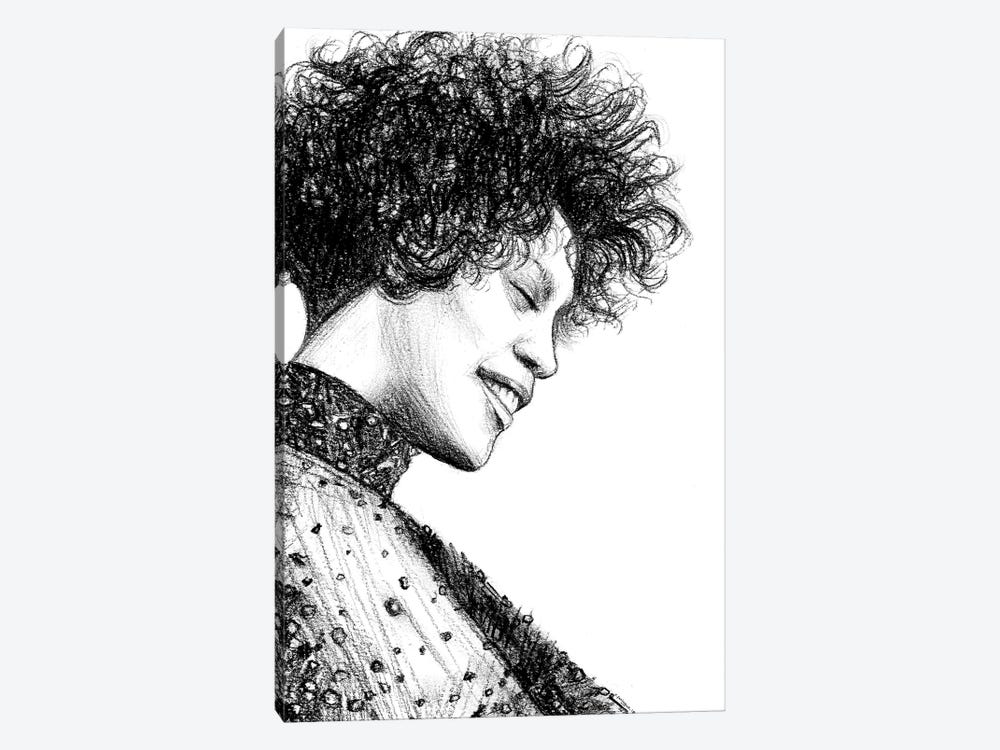 Whitney Houston by Christian Paniagua 1-piece Canvas Print