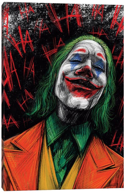 The Joker Canvas Art Print - Christian Paniagua