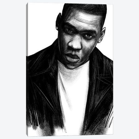 Jay Z Canvas Print #CPN9} by Christian Paniagua Canvas Art Print