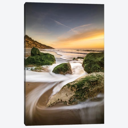 Whitecliff Bay Sunrise Canvas Print #CPW11} by Chad Powell Canvas Art
