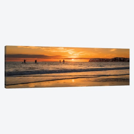 Compton Bay Paddleboarders Canvas Print #CPW13} by Chad Powell Canvas Artwork