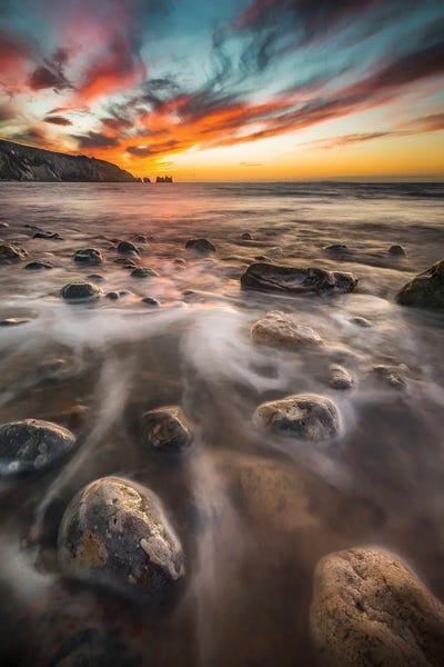 Chad Powell: Sunset At Alum Bay The Needles II by Chad Powell