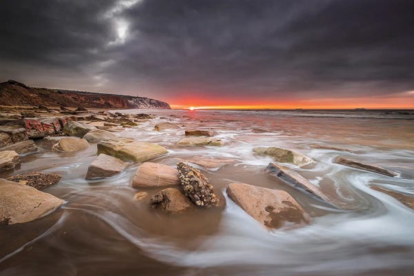 Chad Powell: Yaverland Beach Sunrise by Chad Powell
