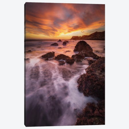 Mount Bay Sunset Canvas Print #CPW23} by Chad Powell Canvas Art Print