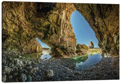 The Caves Of Freshwater Bay Canvas Art Print - Chad Powell