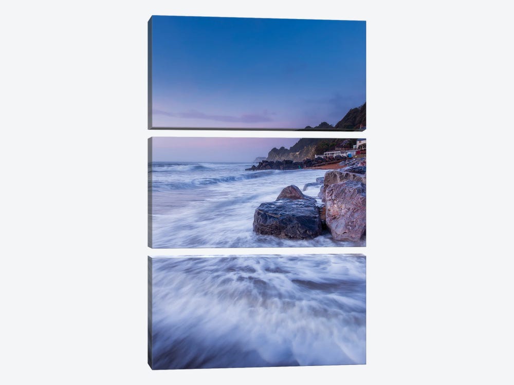 Pastel Colours Of Steephill Cove by Chad Powell 3-piece Canvas Print