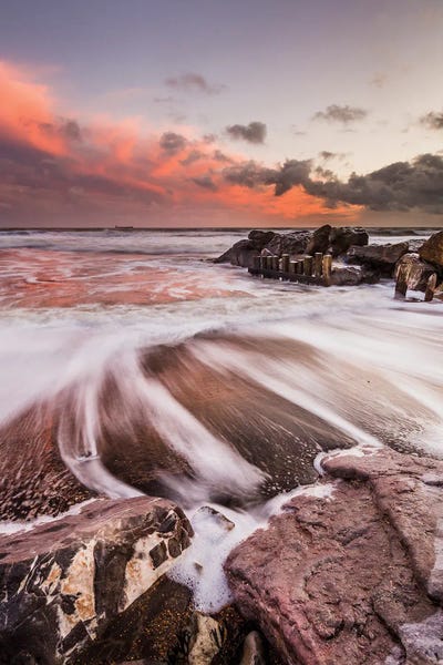 Chad Powell: Flowing Water At Steephill Cove by Chad Powell