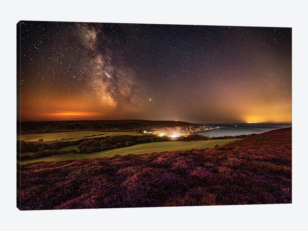 The Milky Way Above Headon Warren The Needles by Chad Powell 1-piece Canvas Print