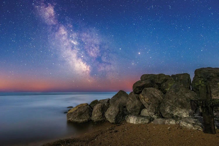 The Milky Way During Astronomical Twilight