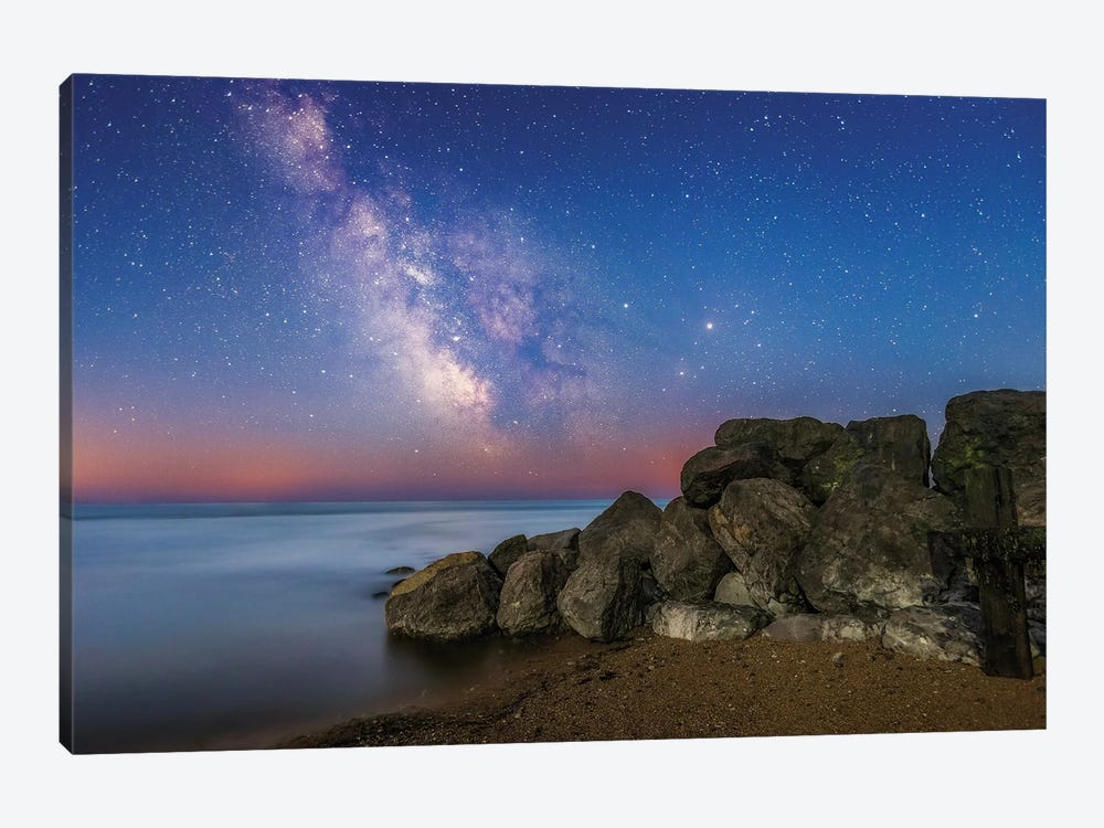The Milky Way During Astronomical Twilight by Chad Powell 1-piece Canvas Print