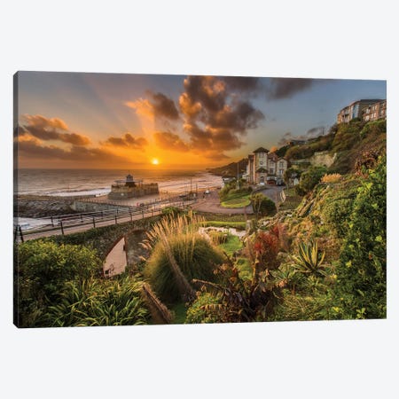 Ventnor Cascade Canvas Print #CPW58} by Chad Powell Canvas Artwork