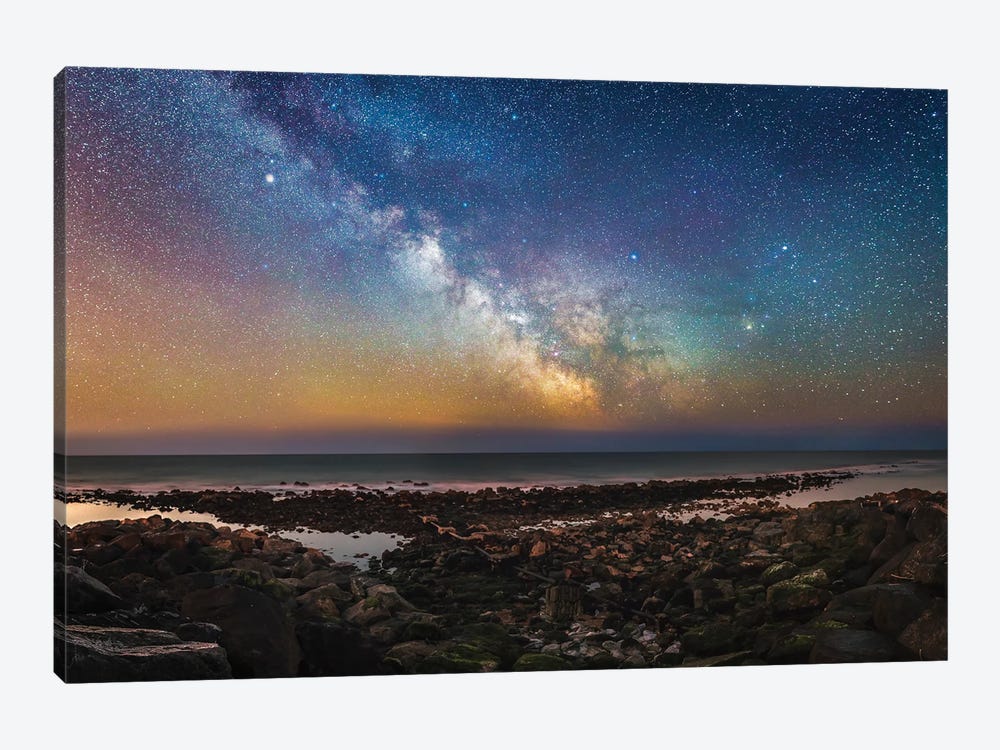 The Milky Way Core From Steephill Cove by Chad Powell 1-piece Canvas Art