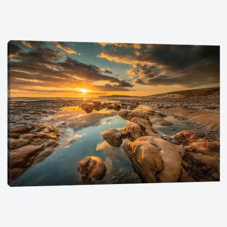 Compton Bay Sunset Canvas Print #CPW62} by Chad Powell Canvas Print