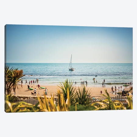 Steephill Cove Yacht Canvas Print #CPW66} by Chad Powell Canvas Art