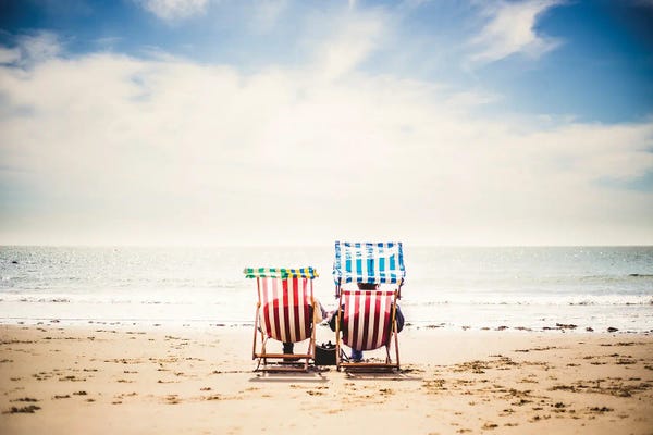 Chad Powell: This Is The Life Deck Chairs by Chad Powell