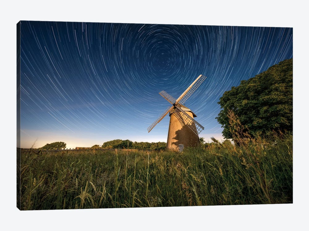 Bembridge Windmill Star Trail by Chad Powell 1-piece Art Print