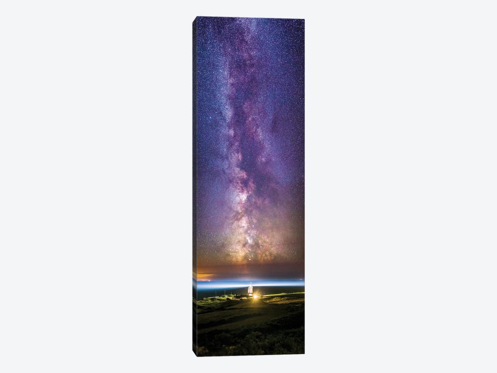 The Milky Way Aligned With St Catherine's Lighthouse by Chad Powell 1-piece Canvas Art