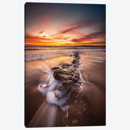 Compton Bay Sunset Portrait Canvas Print #CPW81} by Chad Powell Art Print