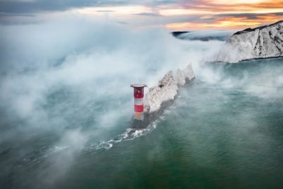 Fog Over The Needles by Chad Powell multi panel art