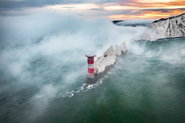 Chad Powell: Fog Over The Needles by Chad Powell