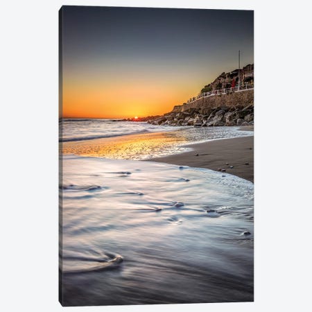 Ventnor Bay Sunset Canvas Print #CPW8} by Chad Powell Canvas Print