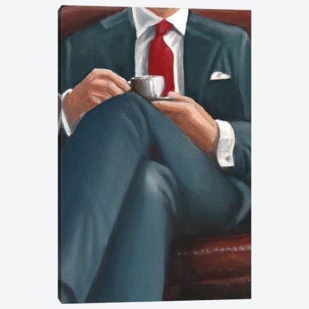 The Coffee Man Canvas Print #CPX17} by Charlotte P. Canvas Wall Art