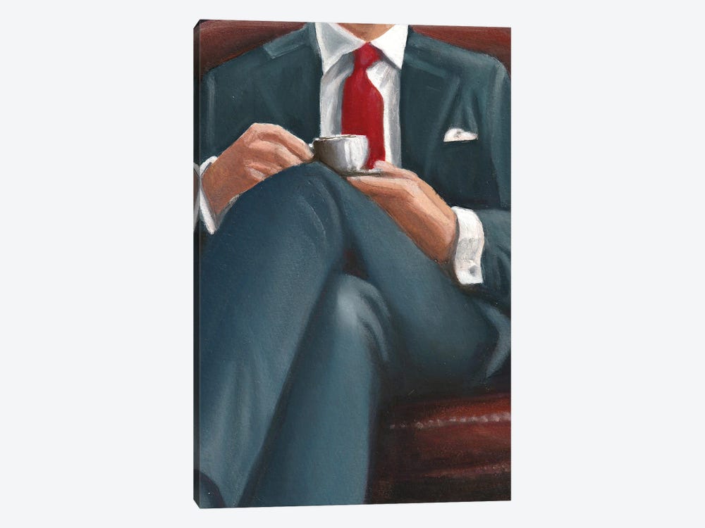 The Coffee Man by Charlotte P. 1-piece Canvas Art Print