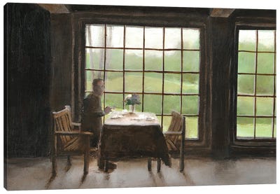 Breakfast In New Hampshire Canvas Art Print - Vicarious Glimpses