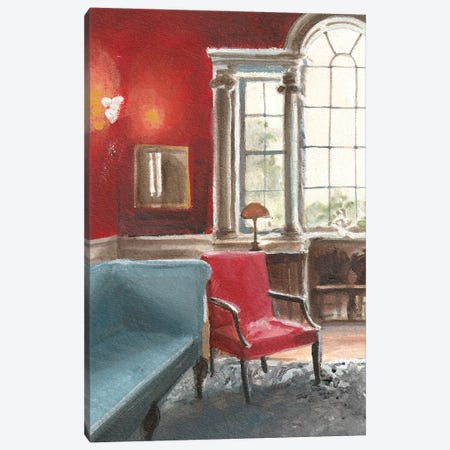 Red Interior Canvas Print #CPX26} by Charlotte P. Canvas Print
