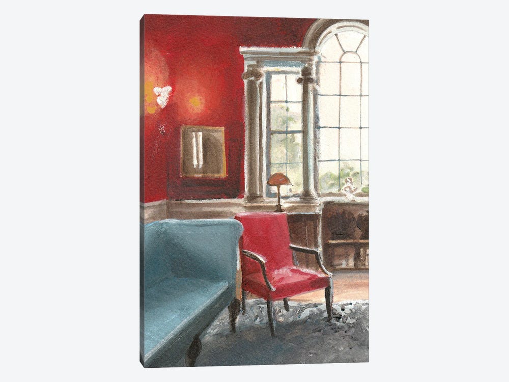 Red Interior by Charlotte P. 1-piece Canvas Print