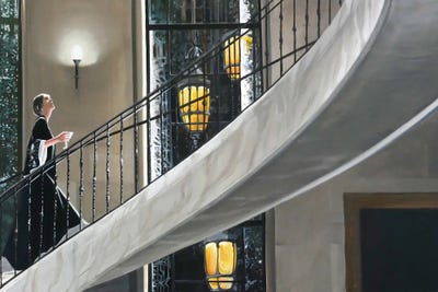 Music by Charlotte P. framed canvas print