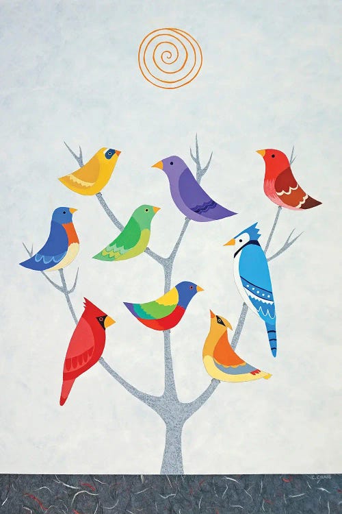 Bird Tree I by Casey Craig wall art