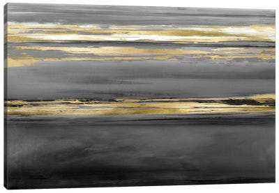 Parallel Lines At Midnight Canvas Art Print