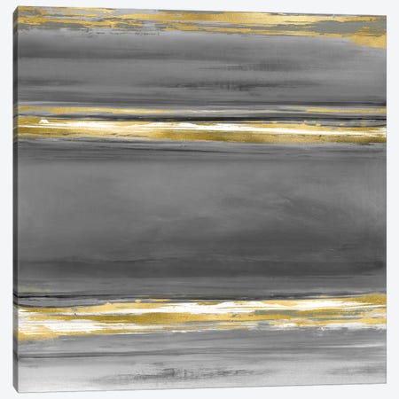 Parallels In Grey Canvas Print #CRB16} by Allie Corbin Canvas Print