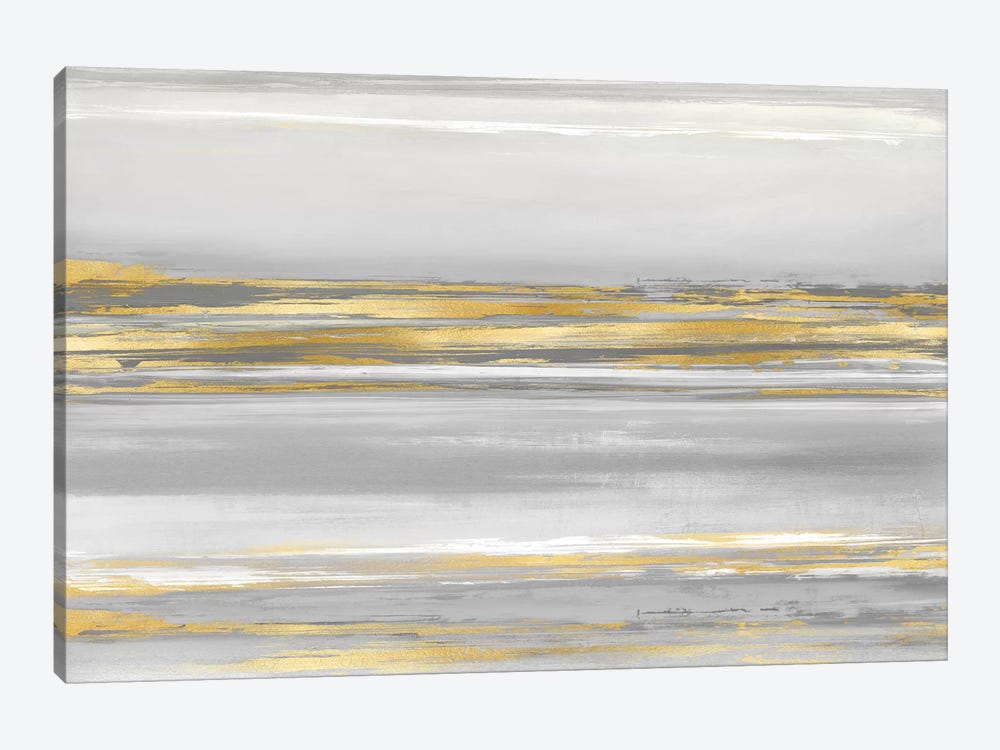 Subtle Reflections With Grey by Allie Corbin 1-piece Canvas Artwork