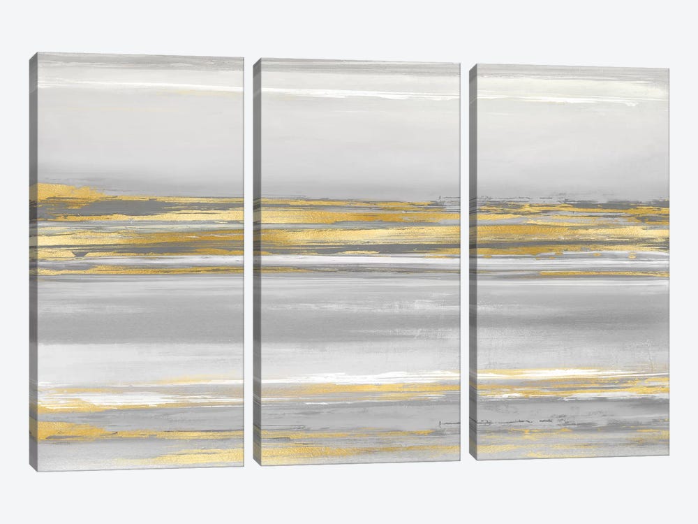 Subtle Reflections With Grey by Allie Corbin 3-piece Canvas Art