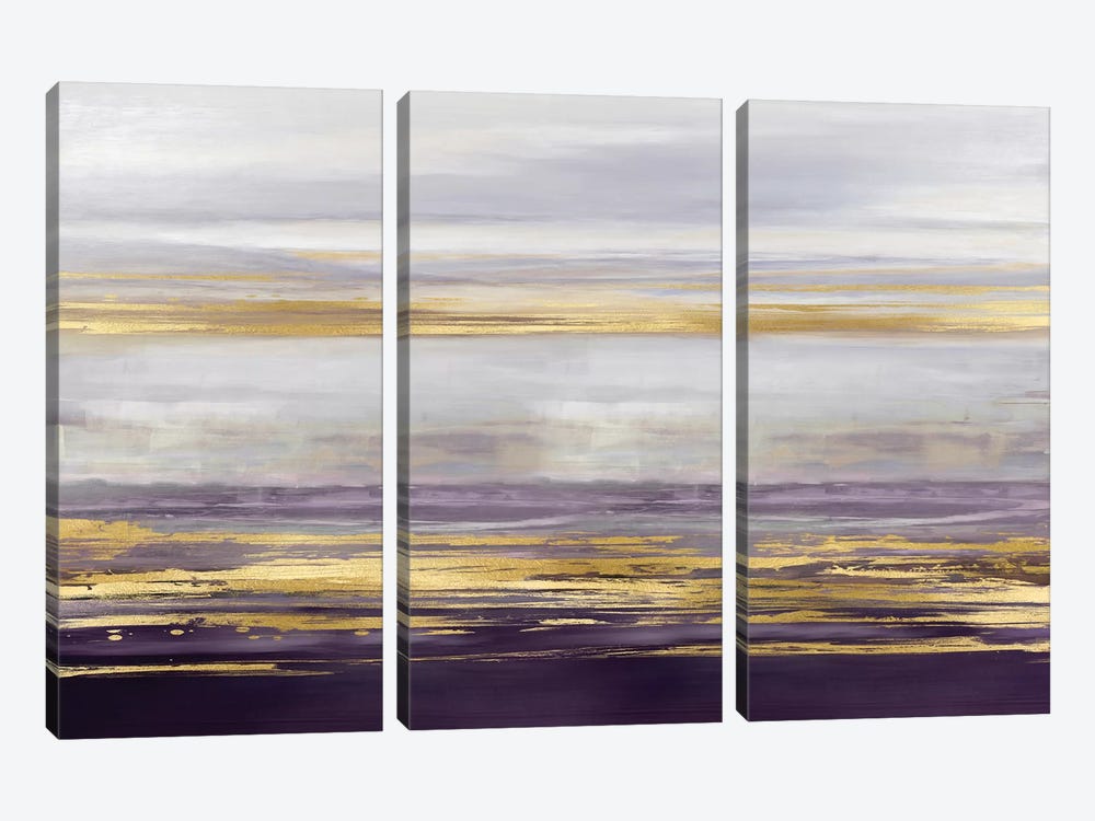 Amethyst Reflections II by Allie Corbin 3-piece Canvas Print