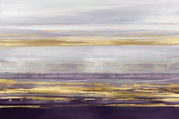 Large Modern Art - Canvas Prints: Amethyst Reflections II by Allie Corbin