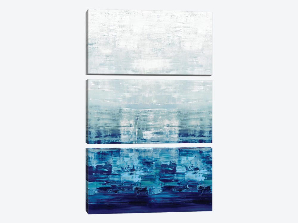 Blue Reflections by Allie Corbin 3-piece Art Print