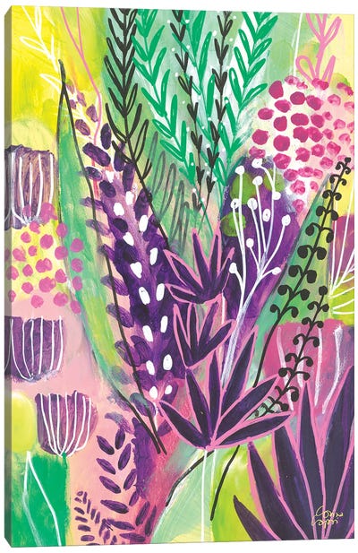 Lavender Love Canvas Art Print - Herb Art