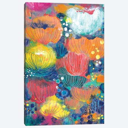 Song Of The Water Lilies Canvas Print #CRC11} by Corina Capri Art Print
